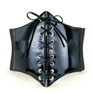 Lace up corset belt